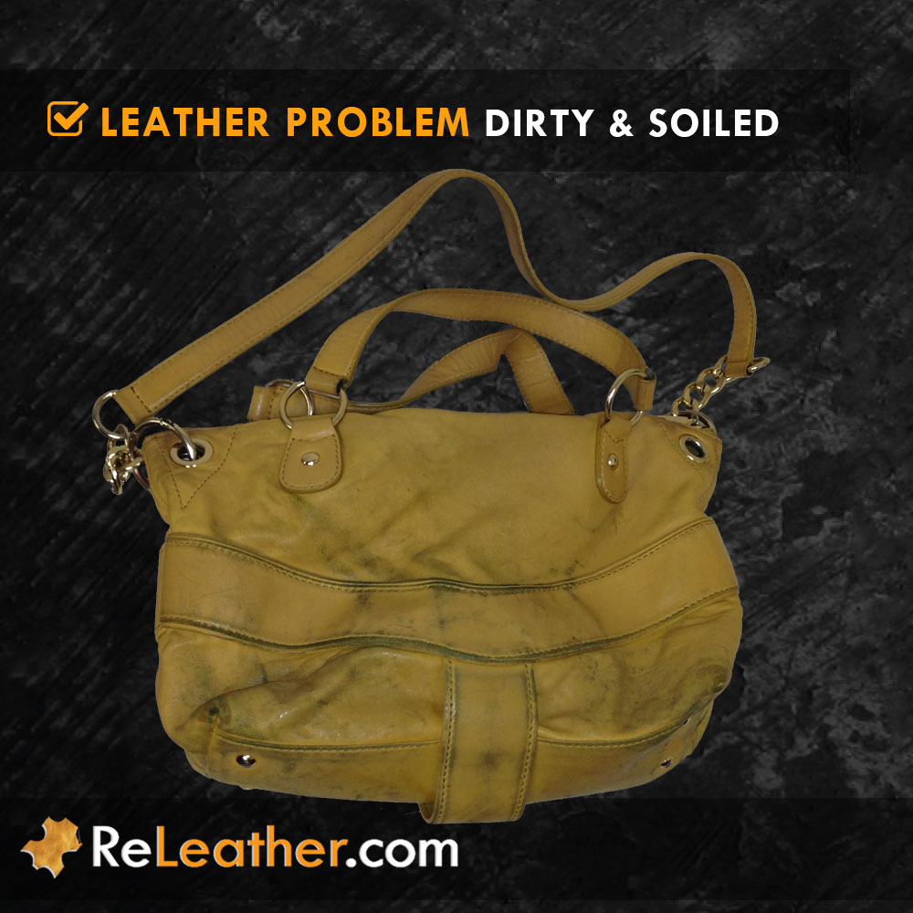 How To Restore Faded Leather Bag with household products