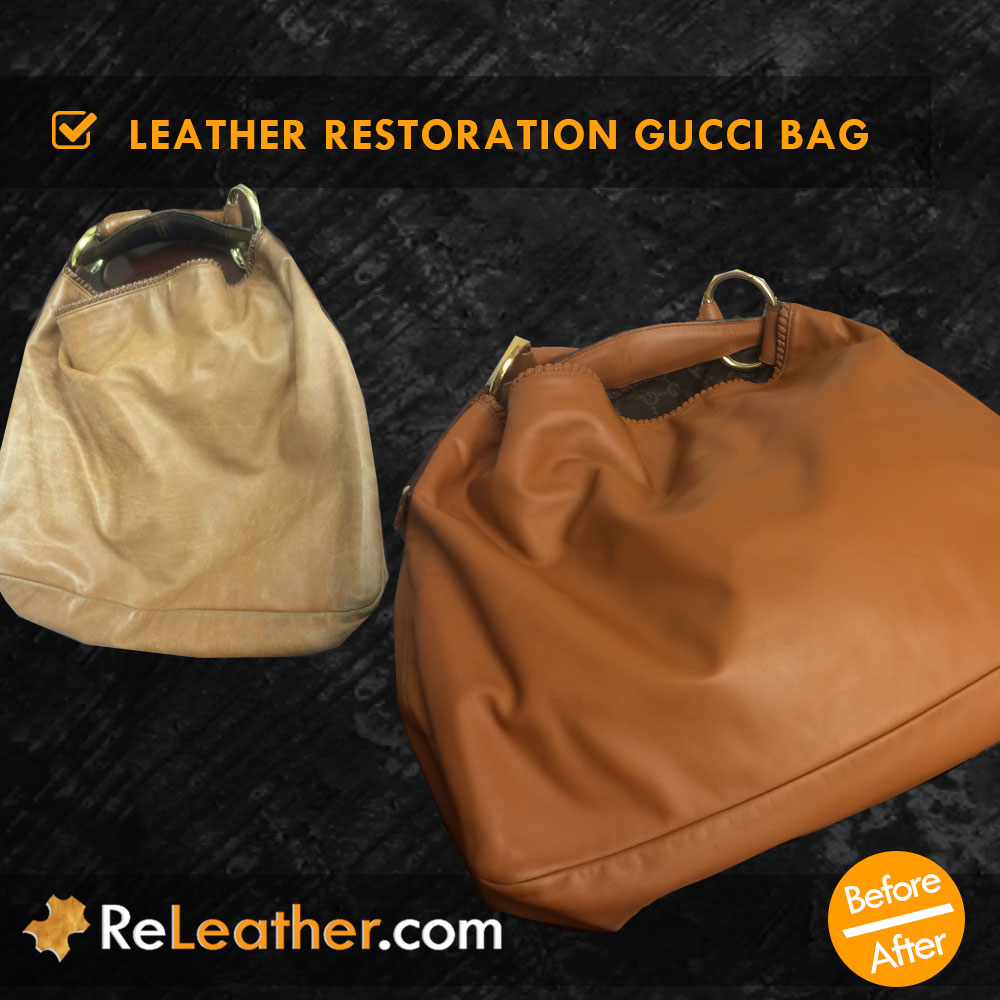 Restore Leather Handbag - Leather Restoration Cleaning Dyeing Recoloring